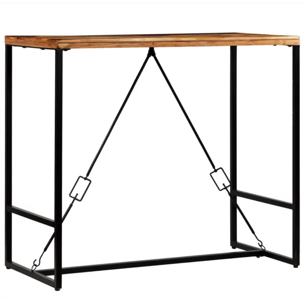 Bar Table Solid Reclaimed Wood 47.2"x23.6"x41.7" - Image 9