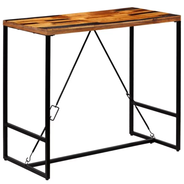 Bar Table Solid Reclaimed Wood 47.2"x23.6"x41.7" - Image 12