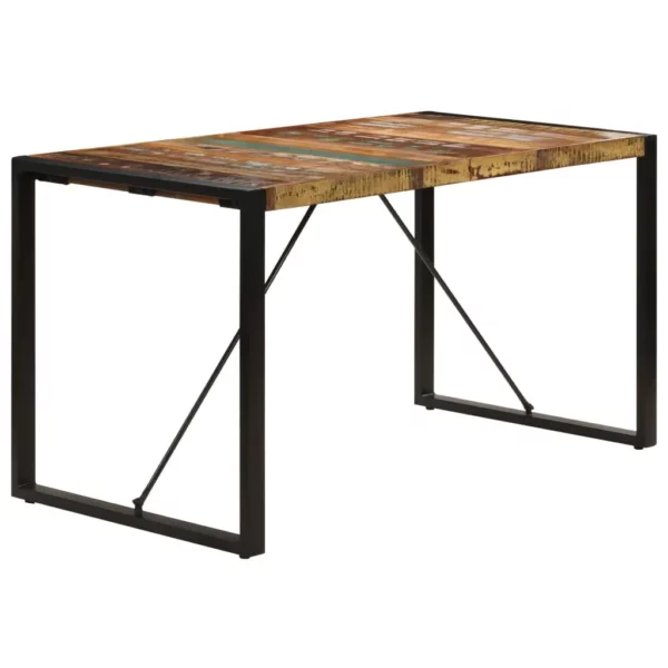 Dining Table 55.1"x27.6"x29.5" Solid Reclaimed Wood - Image 3