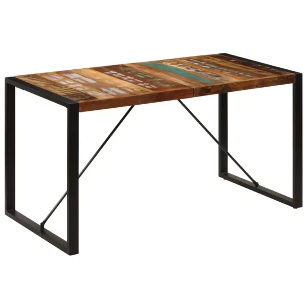 Dining Table 55.1"x27.6"x29.5" Solid Reclaimed Wood - Image 10