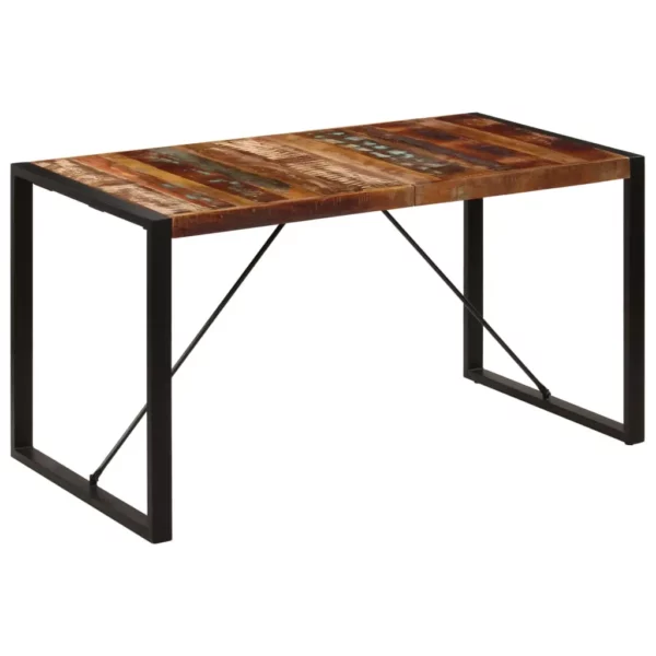 Dining Table 55.1"x27.6"x29.5" Solid Reclaimed Wood - Image 11