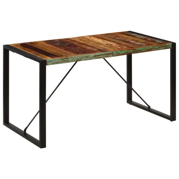 Dining Table 55.1"x27.6"x29.5" Solid Reclaimed Wood - Image 12