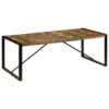 Dining Table 86.6"x39.4"x29.5" Solid Reclaimed Wood - Image 8