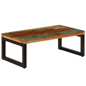 Coffee Table - Solid Reclaimed Wood and Steel
