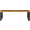 Coffee Table - Solid Reclaimed Wood and Steel - Image 3