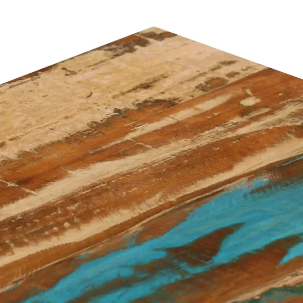 Coffee Table - Solid Reclaimed Wood and Steel - Image 5
