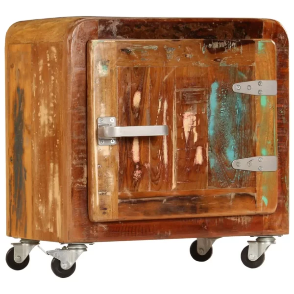 Bedside Cabinet 19.7"x11.8"x19.7" Solid Reclaimed Wood - Image 12