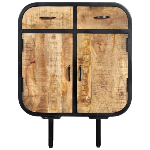 Shop Sideboard 23.6"x11.8"x29.5" | Solid Mango Wood and Iron - Image 6