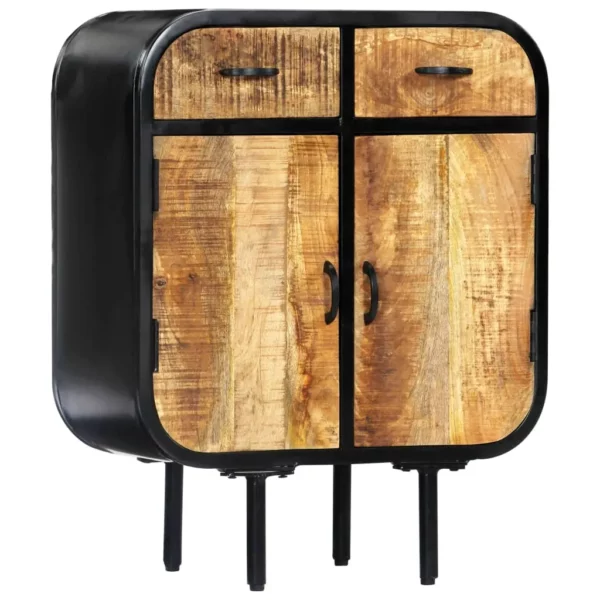 Shop Sideboard 23.6"x11.8"x29.5" | Solid Mango Wood and Iron - Image 10