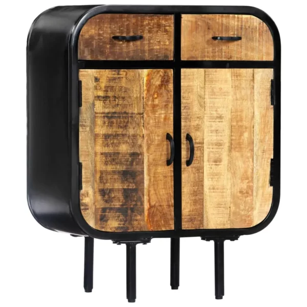 Shop Sideboard 23.6"x11.8"x29.5" | Solid Mango Wood and Iron - Image 11