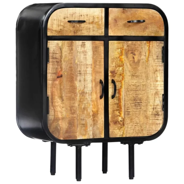 Shop Sideboard 23.6"x11.8"x29.5" | Solid Mango Wood and Iron - Image 12