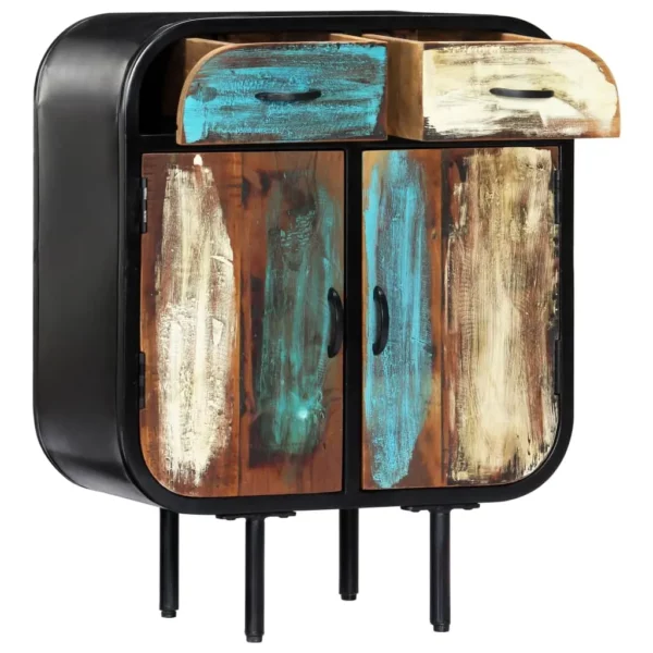 Sideboard 23.6"x11.8"x29.5" Solid Reclaimed Wood - Image 4