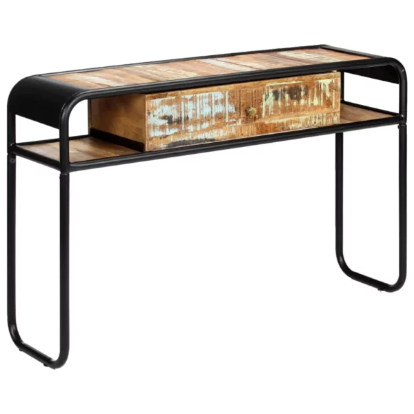 Console Table 46.5"x11.8"x29.5" Solid Reclaimed Wood - Image 3