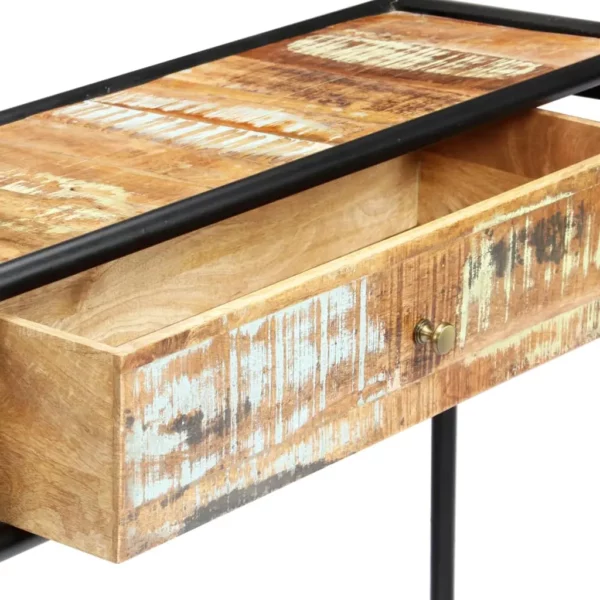 Console Table 46.5"x11.8"x29.5" Solid Reclaimed Wood - Image 7