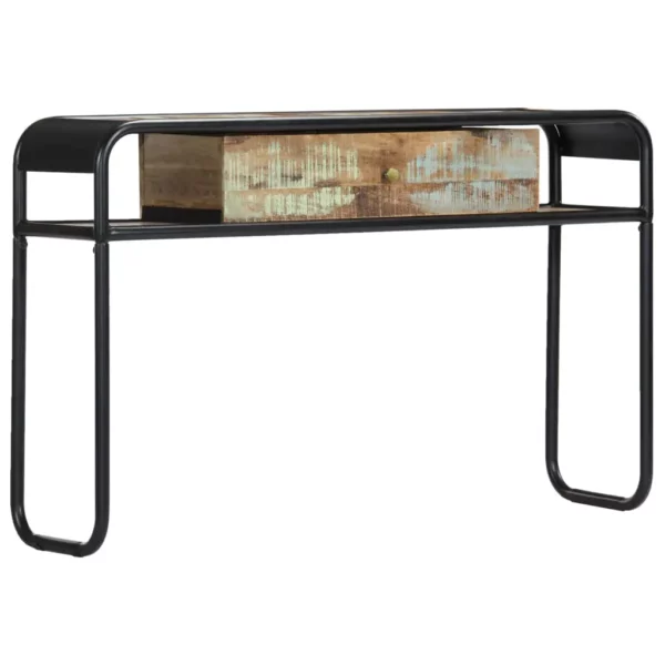 Console Table 46.5"x11.8"x29.5" Solid Reclaimed Wood - Image 9