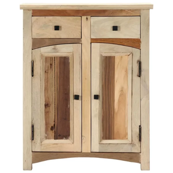 Side Cabinet 23.6"x11.8"x29.5" Solid Reclaimed Wood - Image 2