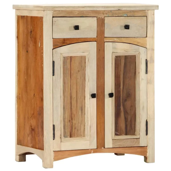 Side Cabinet 23.6"x11.8"x29.5" Solid Reclaimed Wood - Image 10