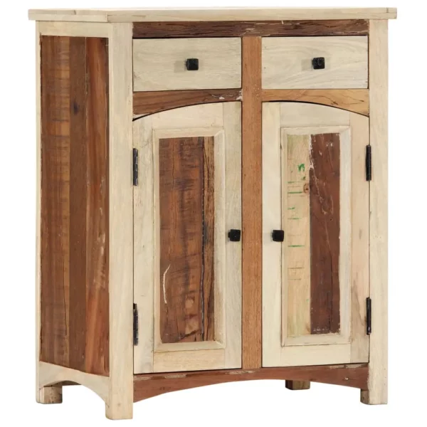 Side Cabinet 23.6"x11.8"x29.5" Solid Reclaimed Wood - Image 11