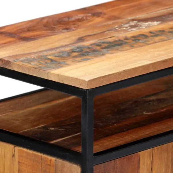 Solid Reclaimed Wood Side Cabinet - Image 4