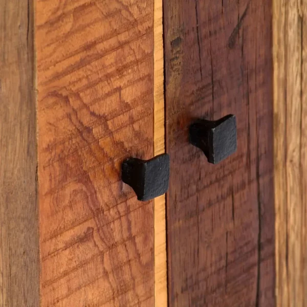 Solid Reclaimed Wood Side Cabinet - Image 5