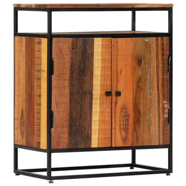 Solid Reclaimed Wood Side Cabinet - Image 9