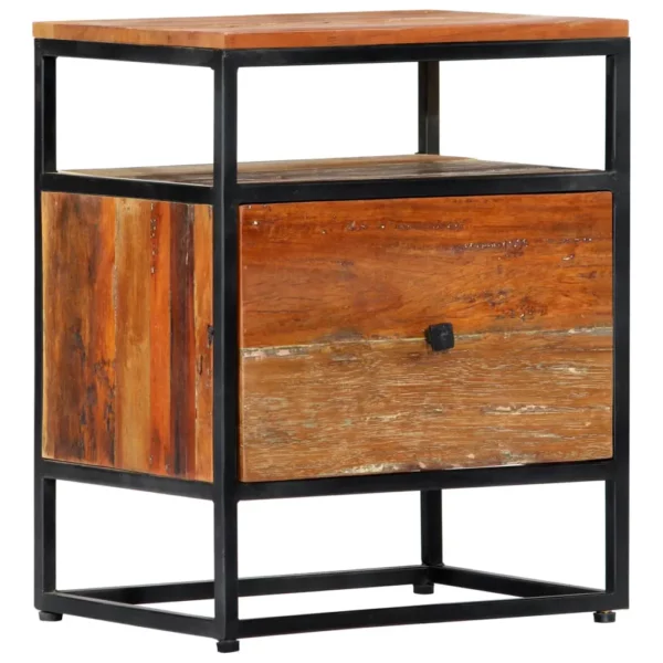 Solid Reclaimed Wood Bedside Cabinet