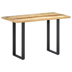 Reclaimed Wood Dining Table 47.2"x23.6"x29.9" - Steel Legs