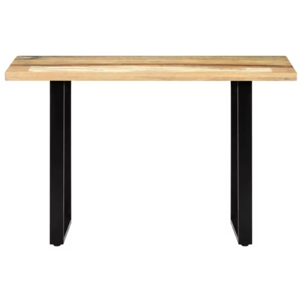 Reclaimed Wood Dining Table 47.2"x23.6"x29.9" - Steel Legs - Image 2