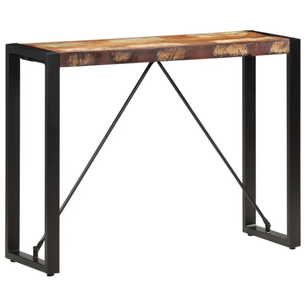 Console Table 43.3"x13.8"x29.9" Solid Reclaimed Wood - Image 8