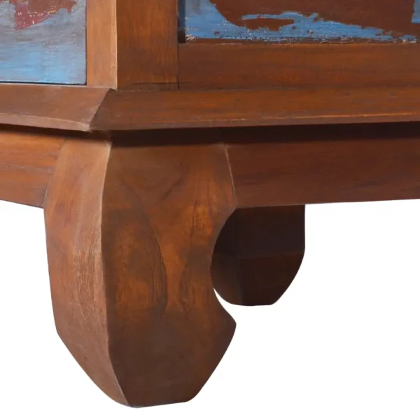 Bedside Cabinet 17.7"x13.8"x15.7" Reclaimed Teak Wood - Image 8