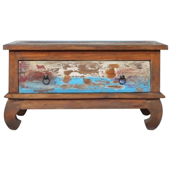 Coffee Table 31.5"x19.7"x15.7" Reclaimed Teak Wood - Image 3