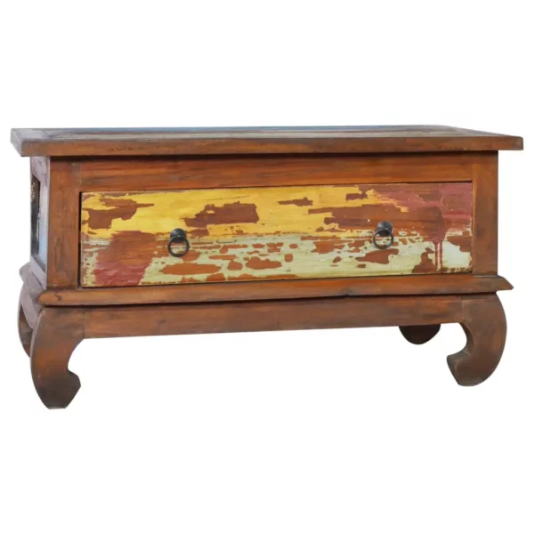 Coffee Table 31.5"x19.7"x15.7" Reclaimed Teak Wood - Image 10