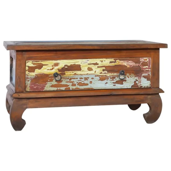 Coffee Table 31.5"x19.7"x15.7" Reclaimed Teak Wood - Image 12