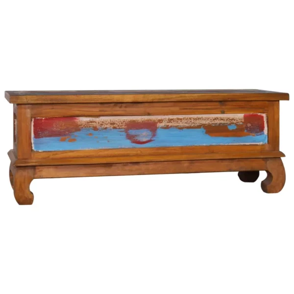 TV Stand 43.3"x13.8"x15.7" Reclaimed Teak Wood - Image 5