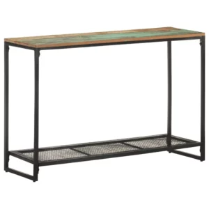Console Table 43.3"x13.8"x29.5" Solid Reclaimed Wood
