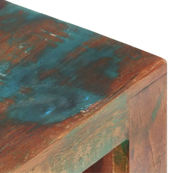Reclaimed Wood Bedside Cabinet 15.7"x11.8"x19.7" Rustic Style - Image 5