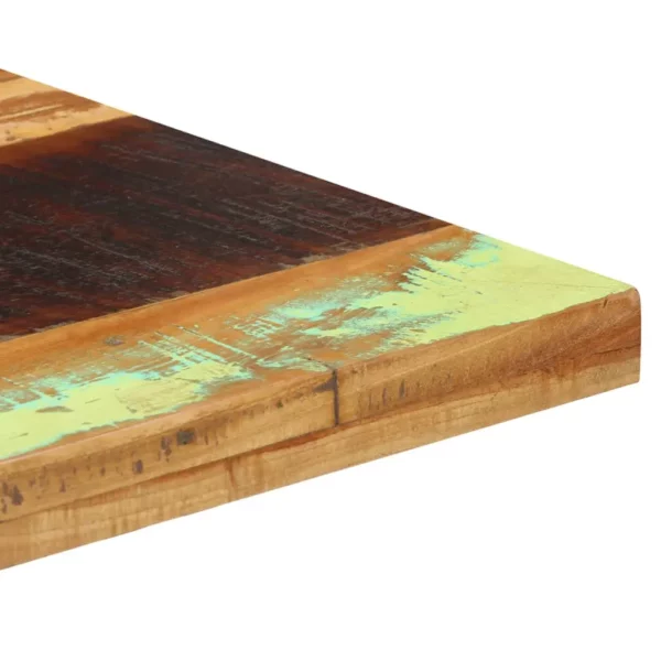 Bistro Table Square 19.7"x19.7"x29.5" Solid Reclaimed Wood - Image 4