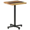 Bistro Table Square 19.7"x19.7"x29.5" Solid Reclaimed Wood - Image 10