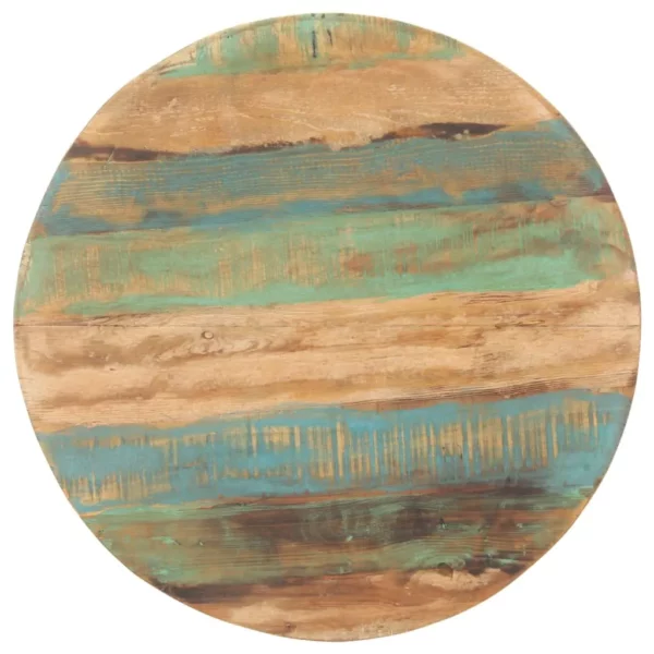 Dining Table 31.5" Solid Reclaimed Wood - Image 2