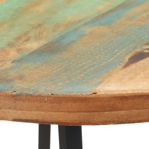 Dining Table 31.5" Solid Reclaimed Wood - Image 3