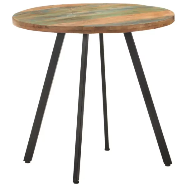 Dining Table 31.5" Solid Reclaimed Wood - Image 6