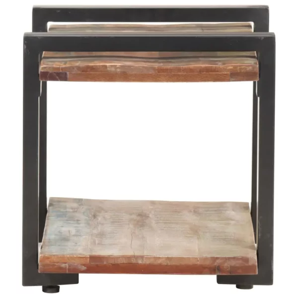 Bedside Cabinet 19.7"x15.7"x15.7" Solid Reclaimed Wood - Image 3