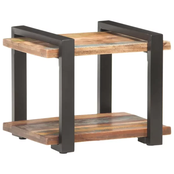 Bedside Cabinet 19.7"x15.7"x15.7" Solid Reclaimed Wood - Image 9