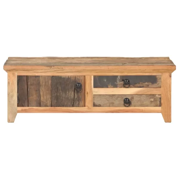 Coffee Table 35.4"x19.7"x12.2" Solid Reclaimed Wood - Image 3