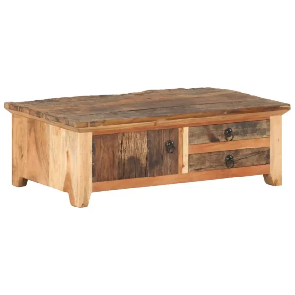 Coffee Table 35.4"x19.7"x12.2" Solid Reclaimed Wood - Image 11