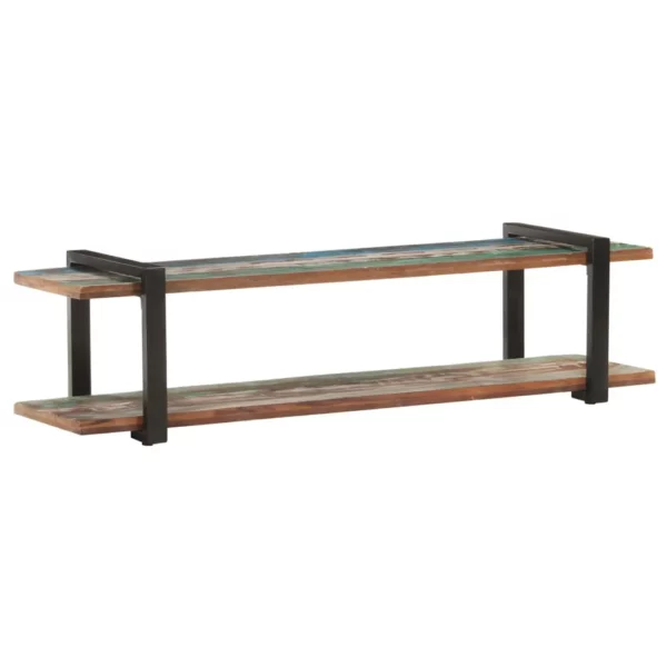 TV Stand 63"x15.7"x15.7" Solid Wood Reclaimed - Image 6