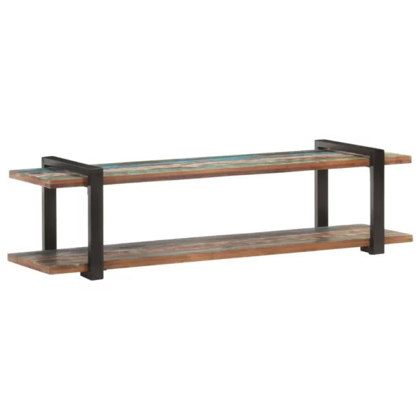 TV Stand 63"x15.7"x15.7" Solid Wood Reclaimed - Image 7