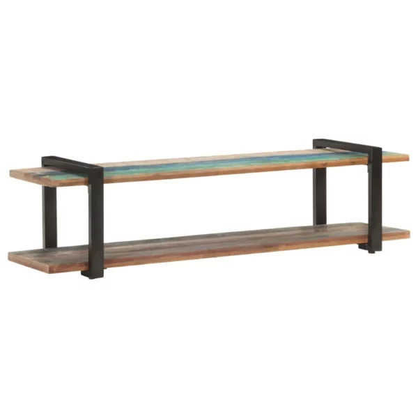 TV Stand 63"x15.7"x15.7" Solid Wood Reclaimed - Image 8