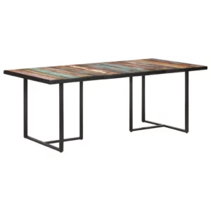Dining Table 78.7" Solid Reclaimed Wood