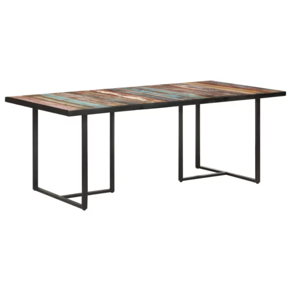 Dining Table 78.7" Solid Reclaimed Wood